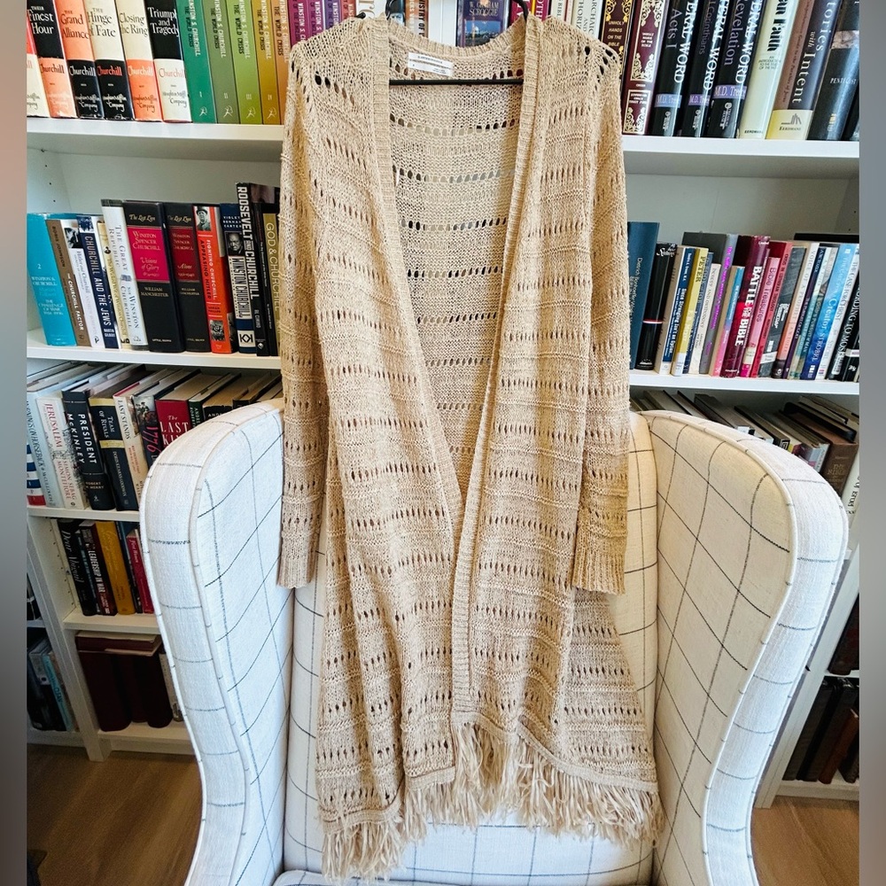 Anthropologie Fringe Wrap